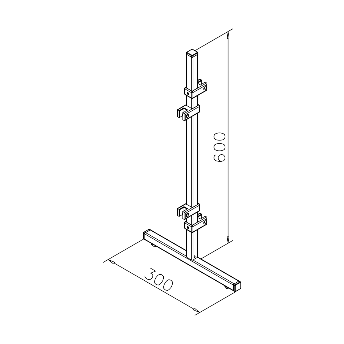 Mobiler Hygieneschutzpfosten vierkant, 20168x420xx Mobiler Hygieneschutzpfosten vierkant, 20168x420xx