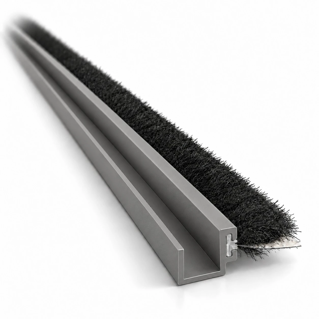 Bürstendichtungen für Glasschiebewände, 2500 mm, 77496001250-xx