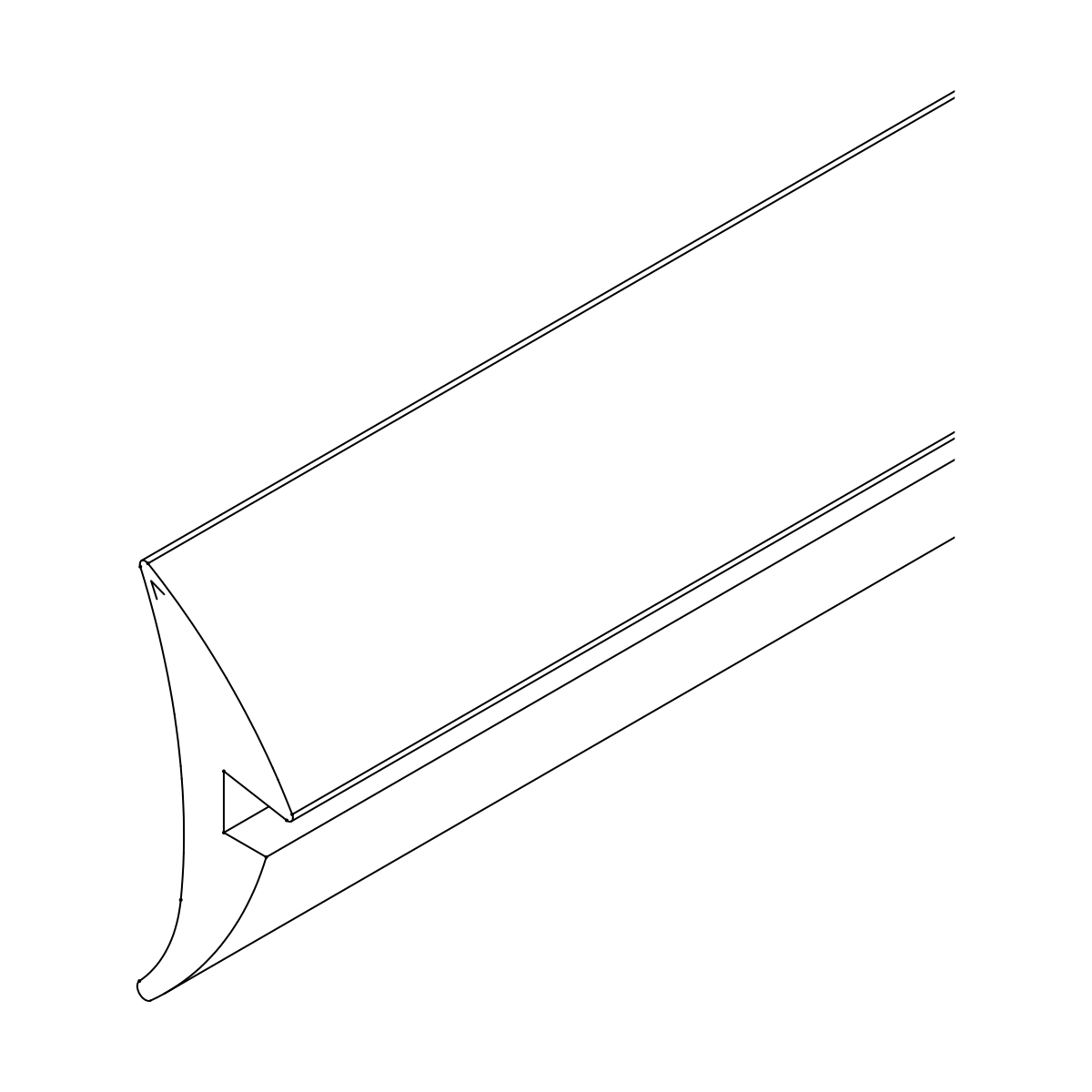 Verglasungsdichtung, 197050xxx00 Verglasungsdichtung, 197050xxx00