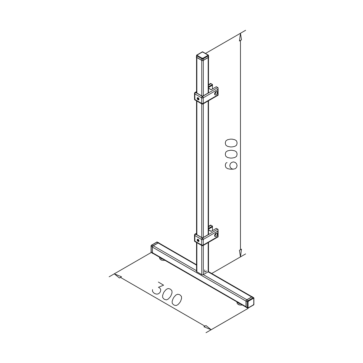 Mobiler Hygieneschutzpfosten vierkant, 20168x420xx Mobiler Hygieneschutzpfosten vierkant, 20168x420xx