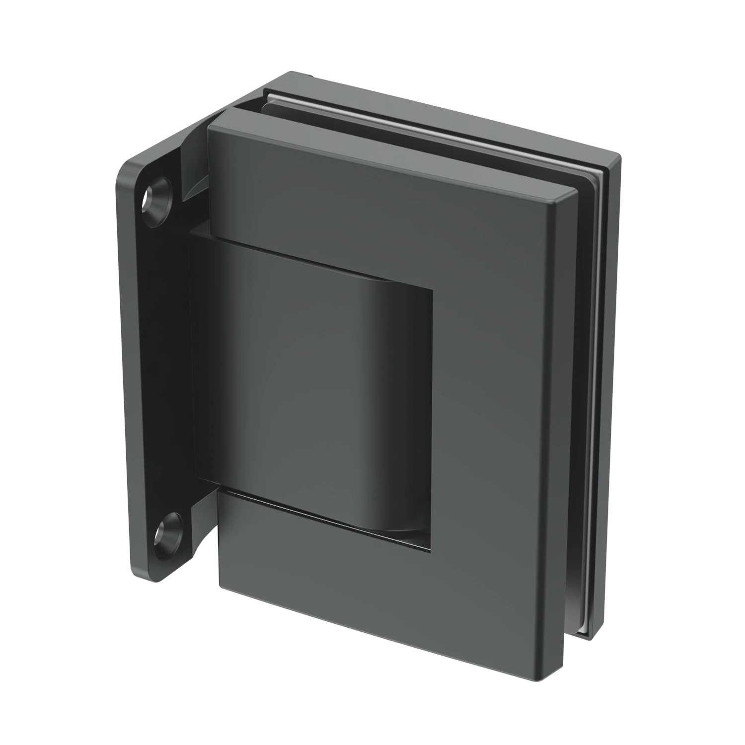 Glass door hinge set, hydraulic / self-closing, 77414612xxx Glastürscharnier-Set, hydraulisch / selbstschließend, 77414612xxx