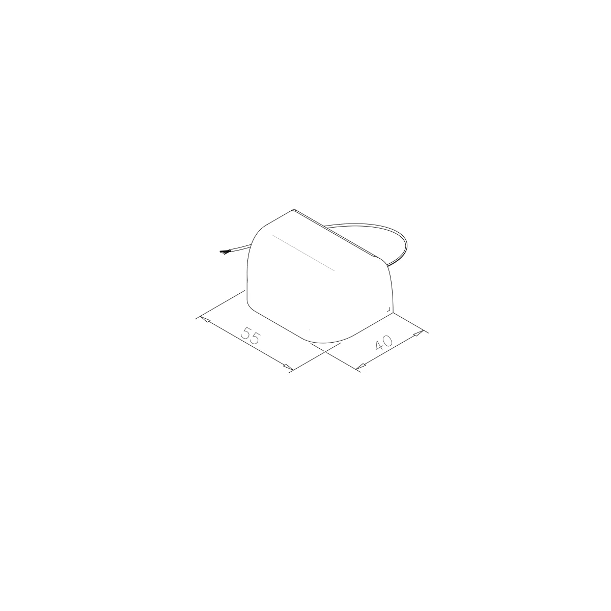 Mini top sensor with adjustable detection range, 7746300200000 Mini-Top Sensor mit einstellbarem Erfassungsbereich, 7746300200000