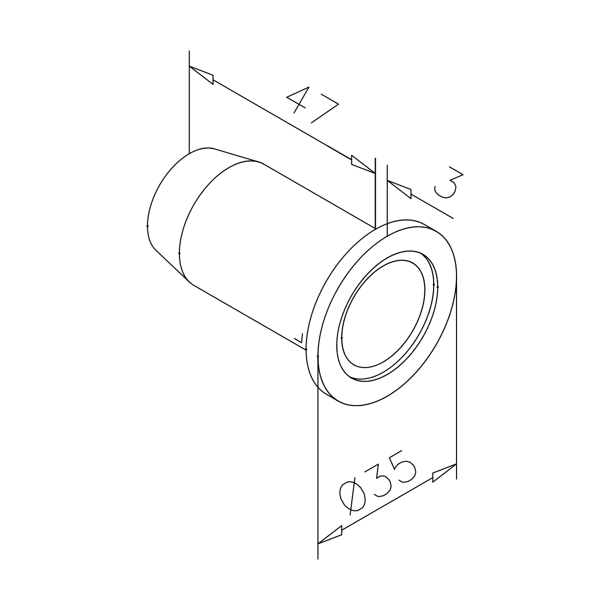 Wand-Einsteckhülse, 281761025xx