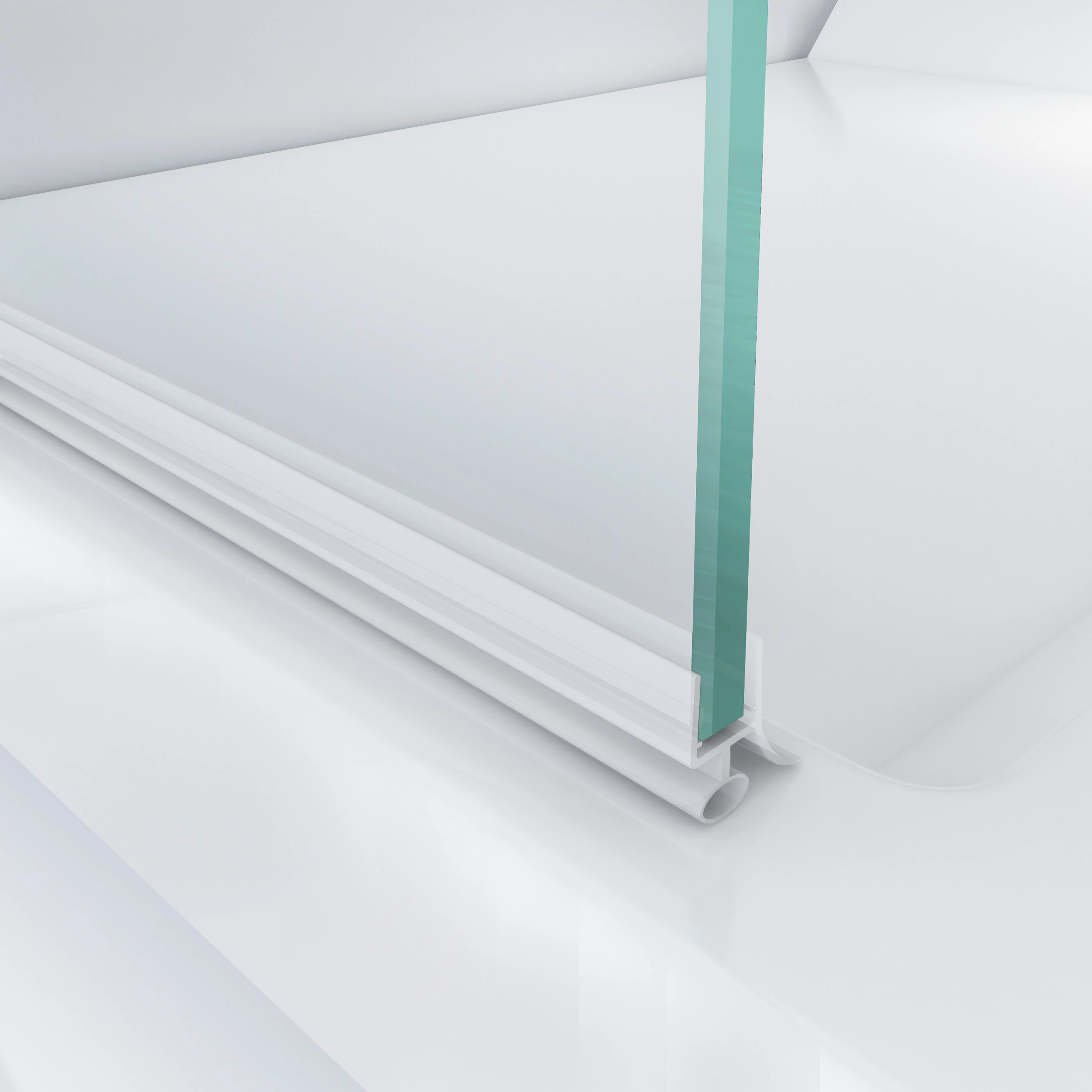 Sweep seal for shower door, 7719401400000 Schleiflippendichtung für Duschtür, 7719401400000