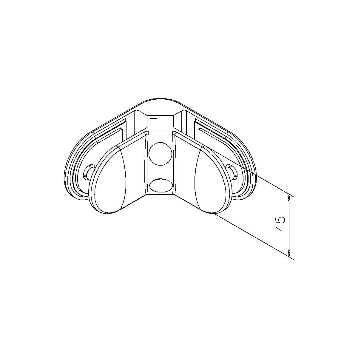 Glasverbinder, 122800x0012