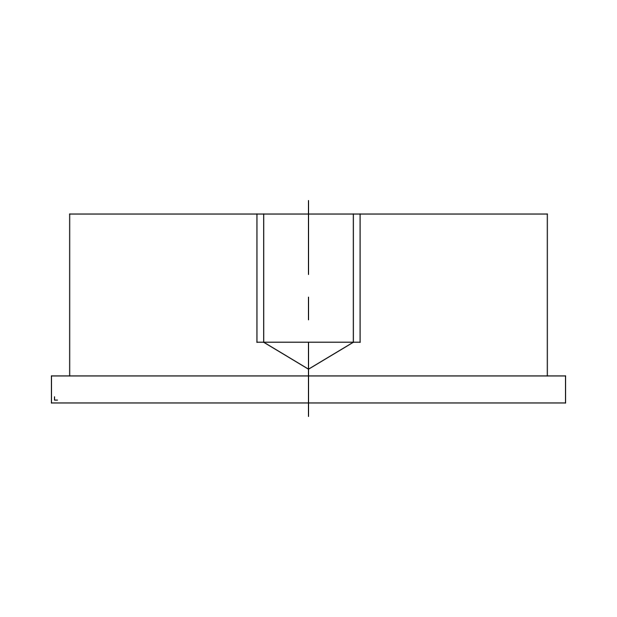 Kunststoff-Endkappe mit Gewinde, 180101xxx00