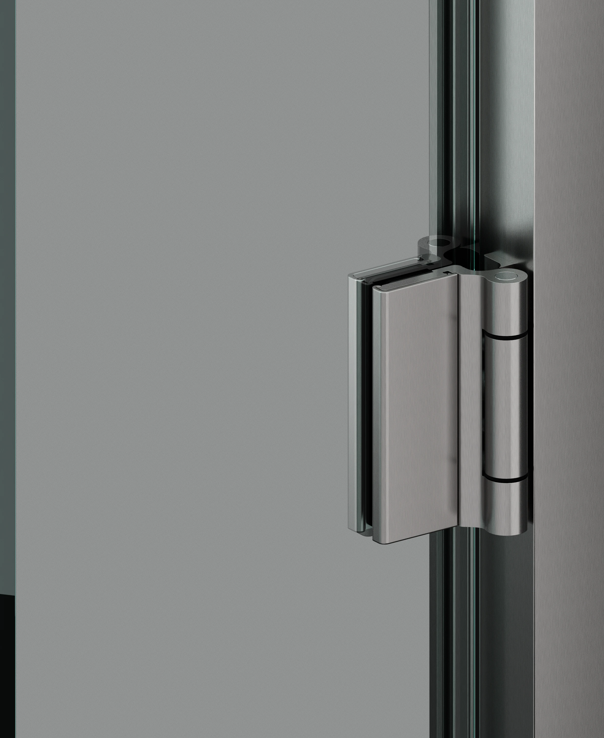 Glastürscharnier, justierbar, 7745224x090-xx