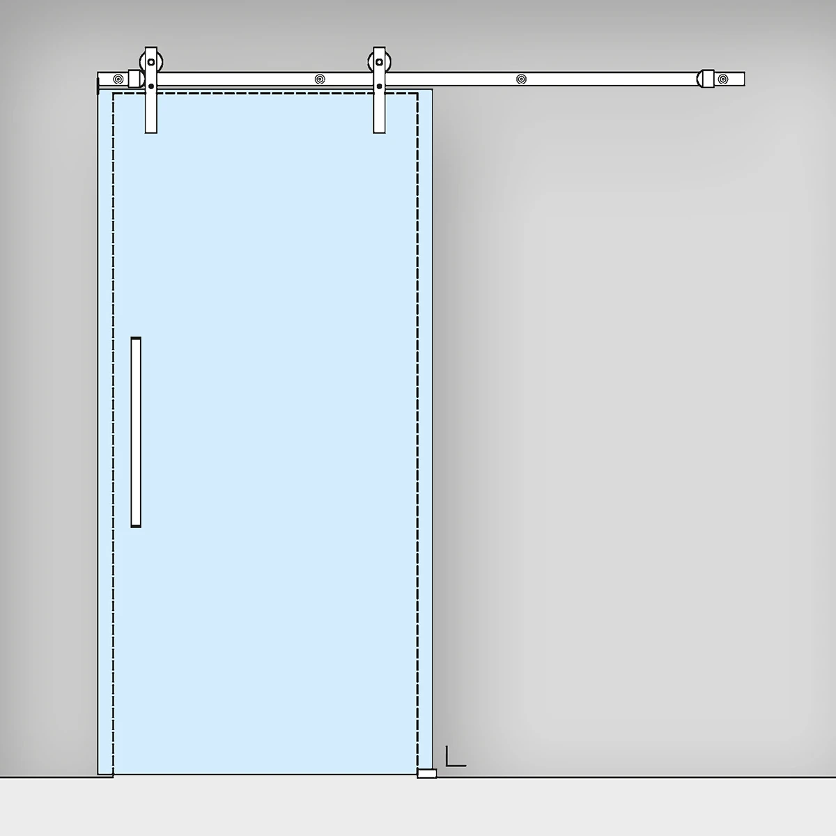 Glasschiebetür, 460310170xx Glasschiebetür, 460310170xx