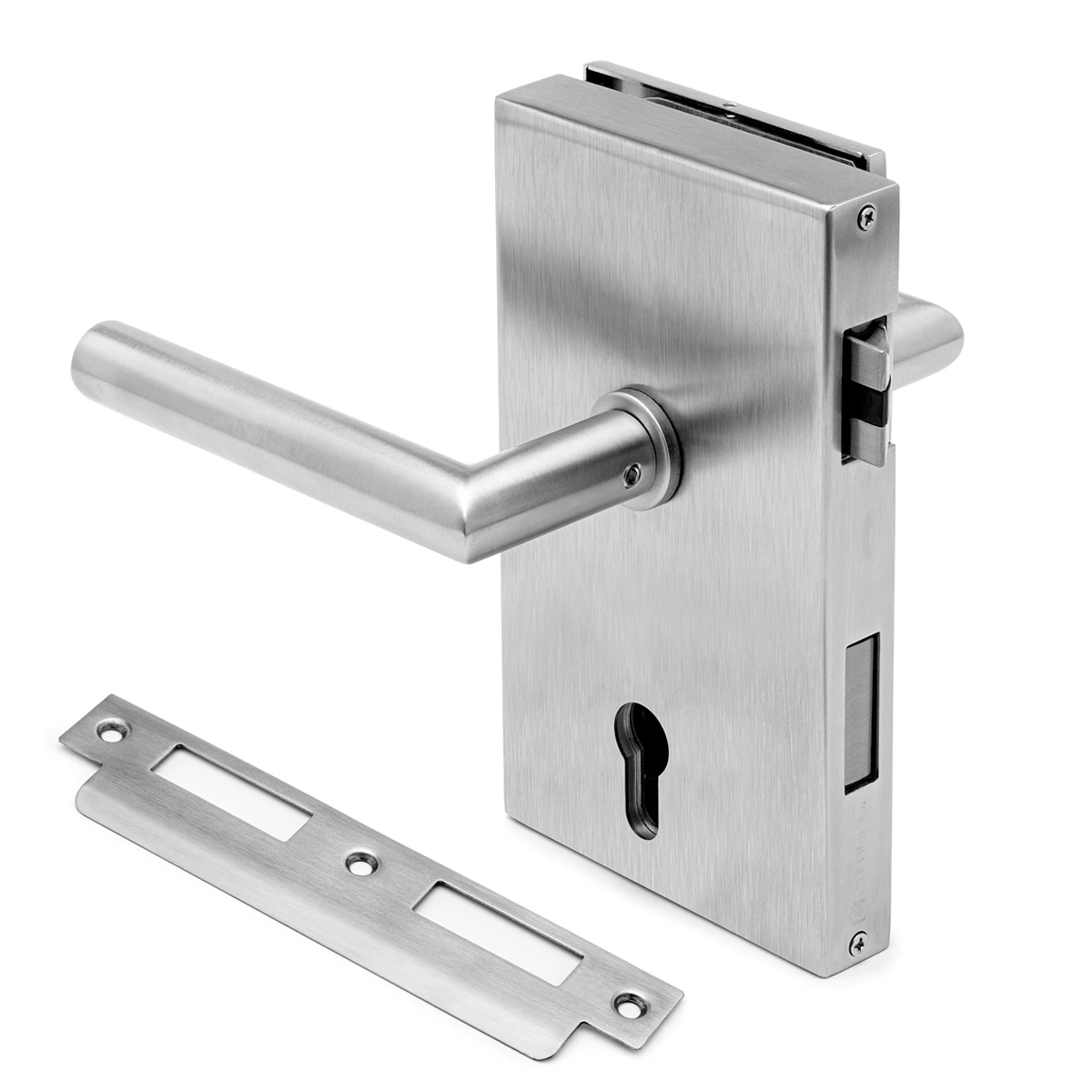 OFFICE Glasdeurslot met krukken, 4529x0002xx OFFICE Glastürschloss mit Drückern, 4529x0002xx