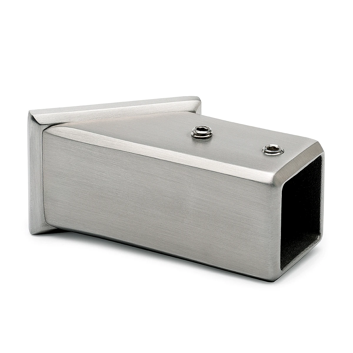 Wandflansch 45° für Vierkantrohr 20 x 20 mm, 400626420xx Wandflansch 45° für Vierkantrohr 20 x 20 mm, 400626420xx
