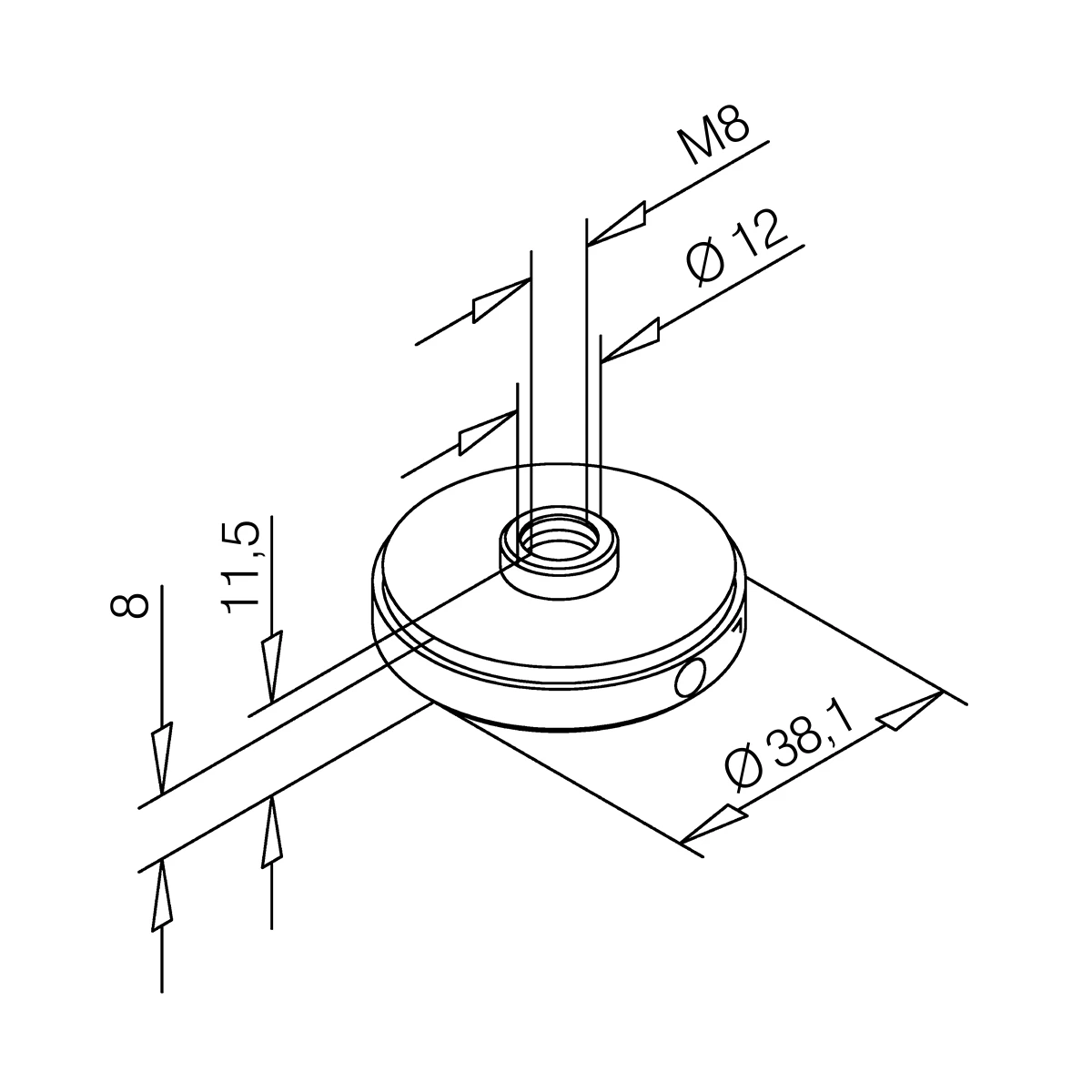 Sier afsluitkap, xx0731xxxxx Zier-Abschlussscheibe, xx0731xxxxx