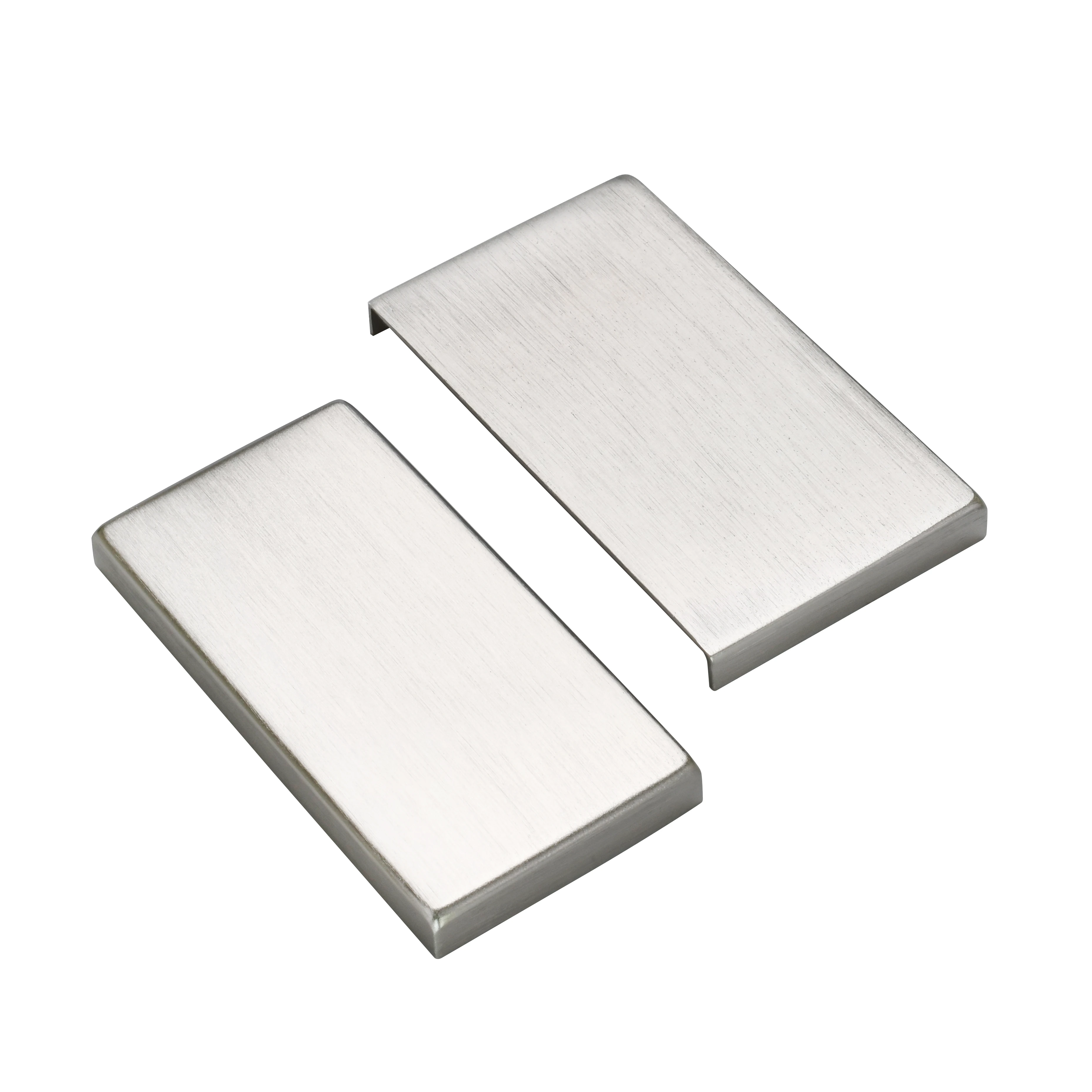 Rectangular cover caps for glass door hinge, 77450111000-xx Rechteckige Abdeckkappen für Glastürscharnier, 77450111000-xx