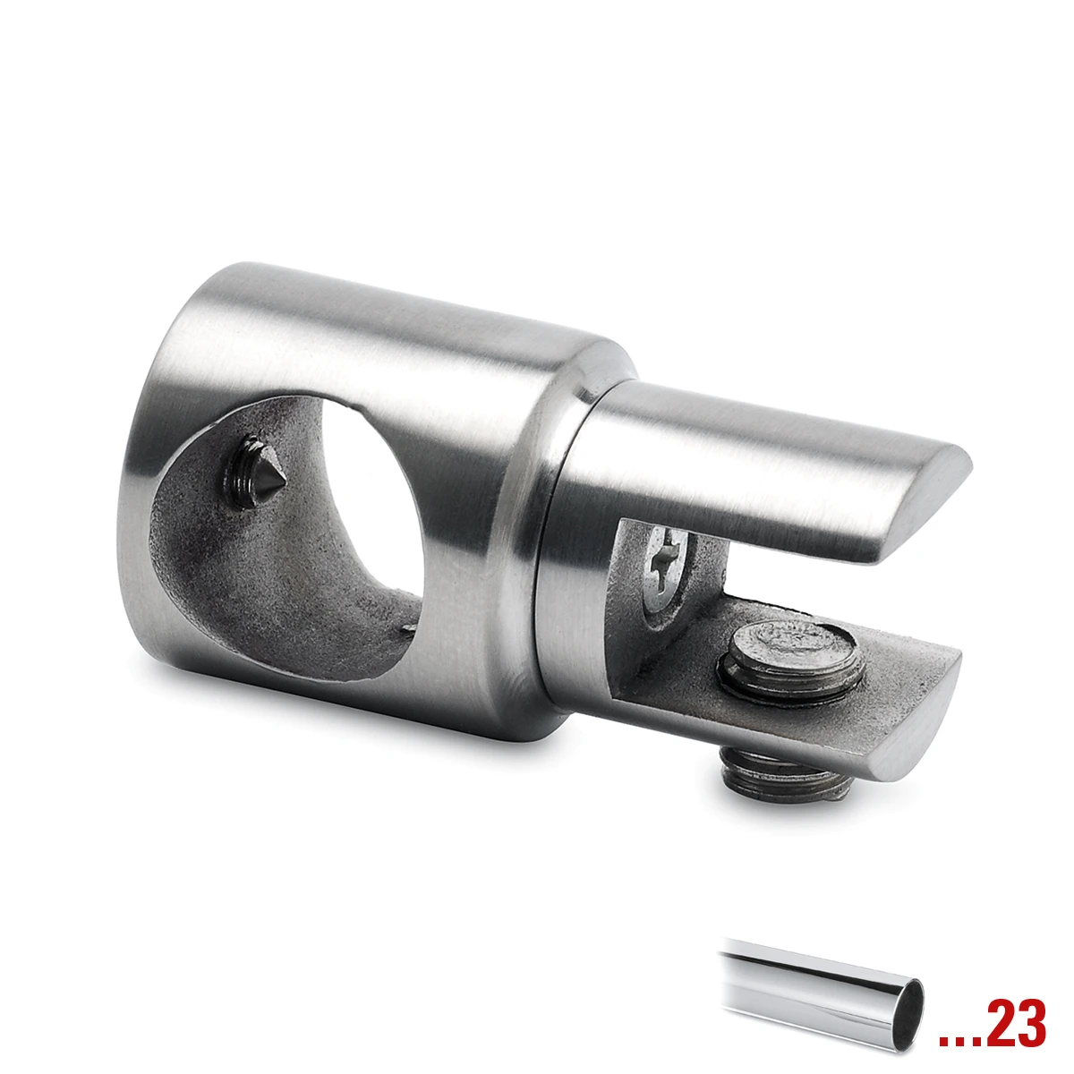 Glashalter offen für Rohr Ø 19,0 mm, 400835019xx