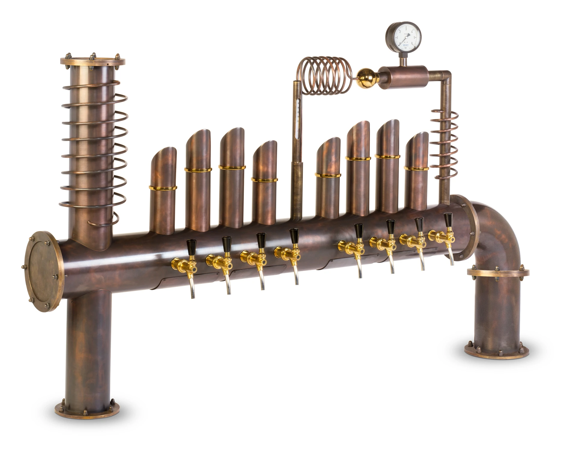 Custom Schanksäule in Antik Look Sonderanfertigung