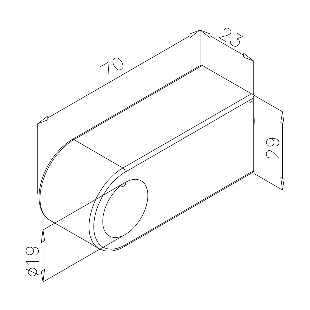 Rohrhalter für Küchenreling, 771106260xx-xx