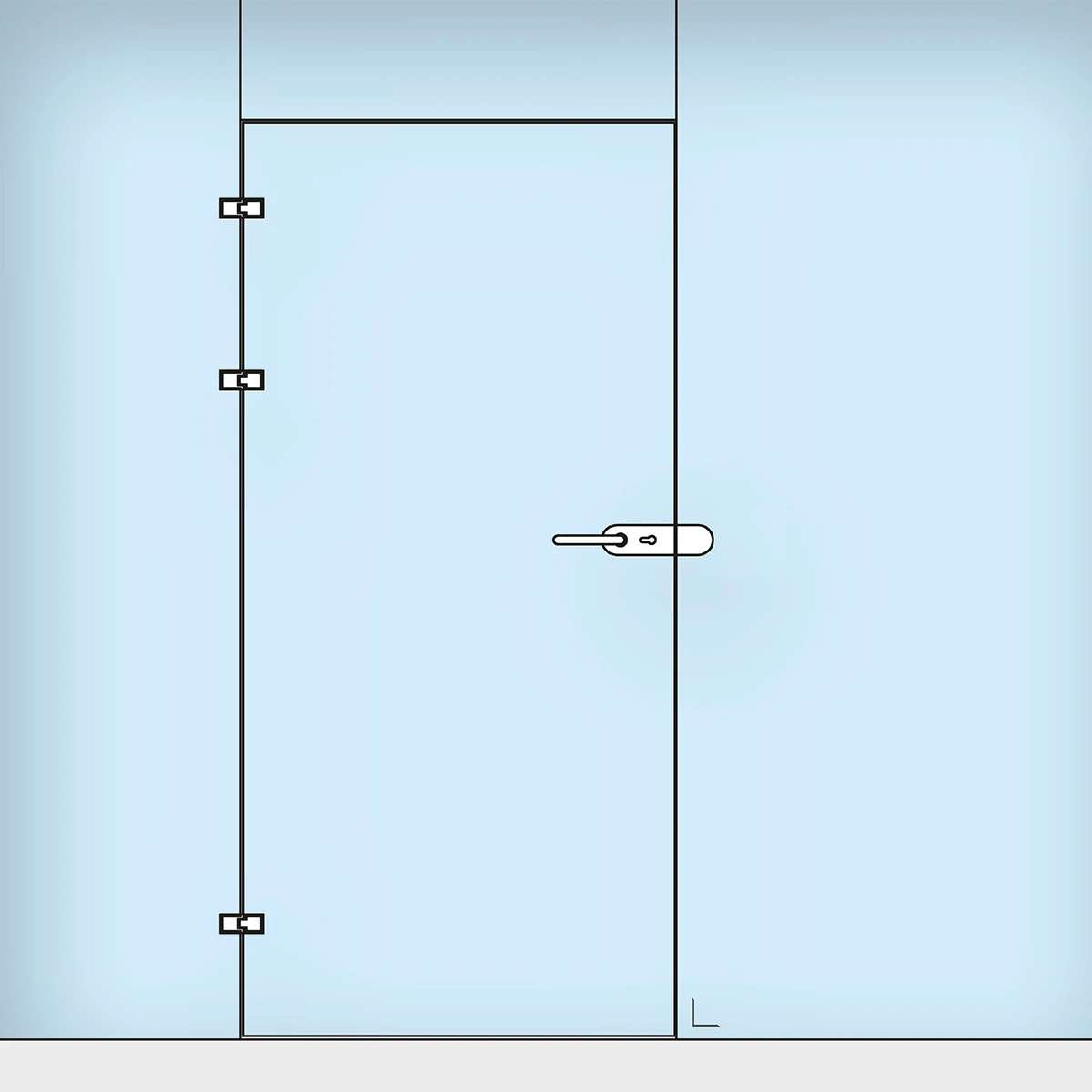 Glastür, 295005xxxxx