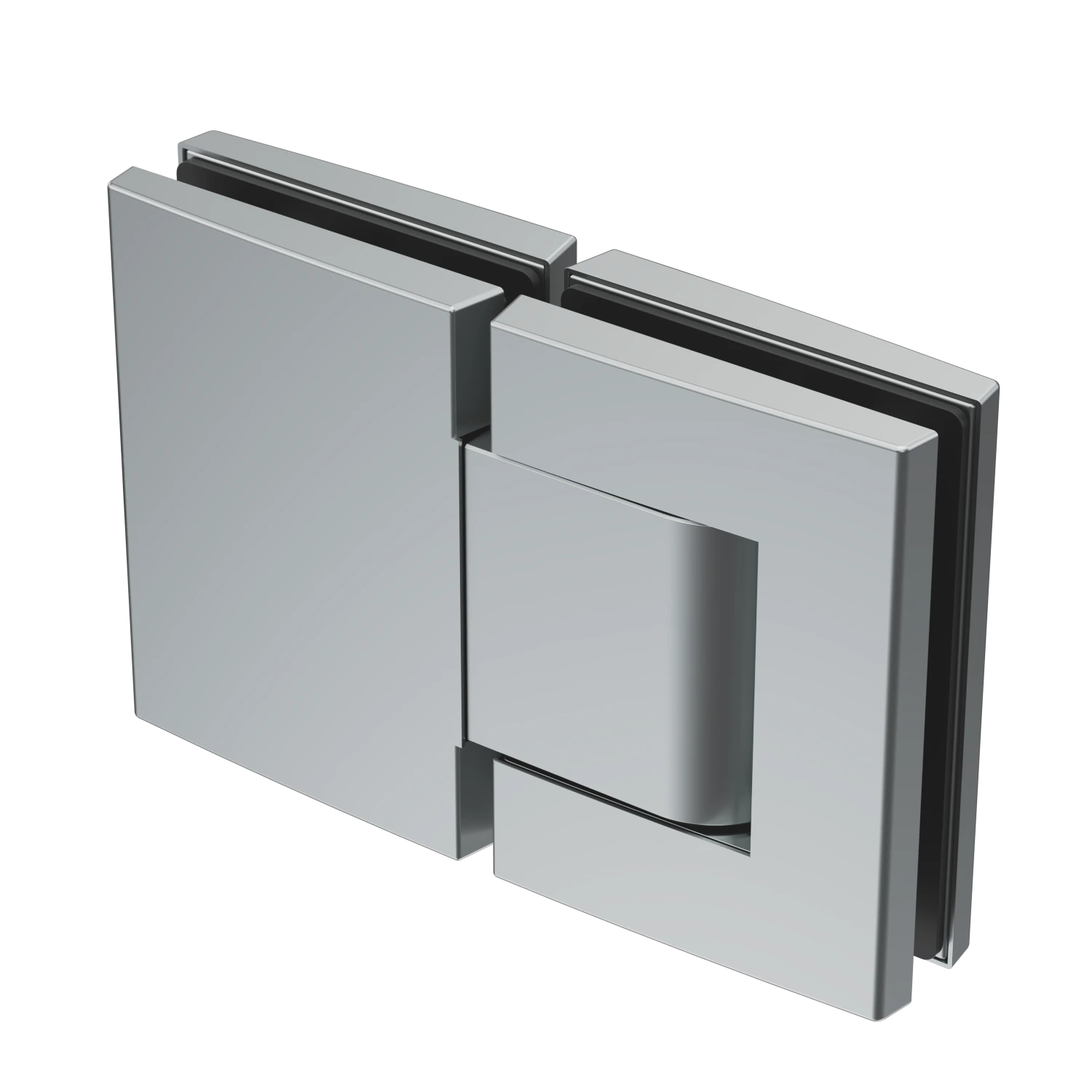 Glastürscharnier-Set, hydraulisch / selbstschließend, 77414612xxx