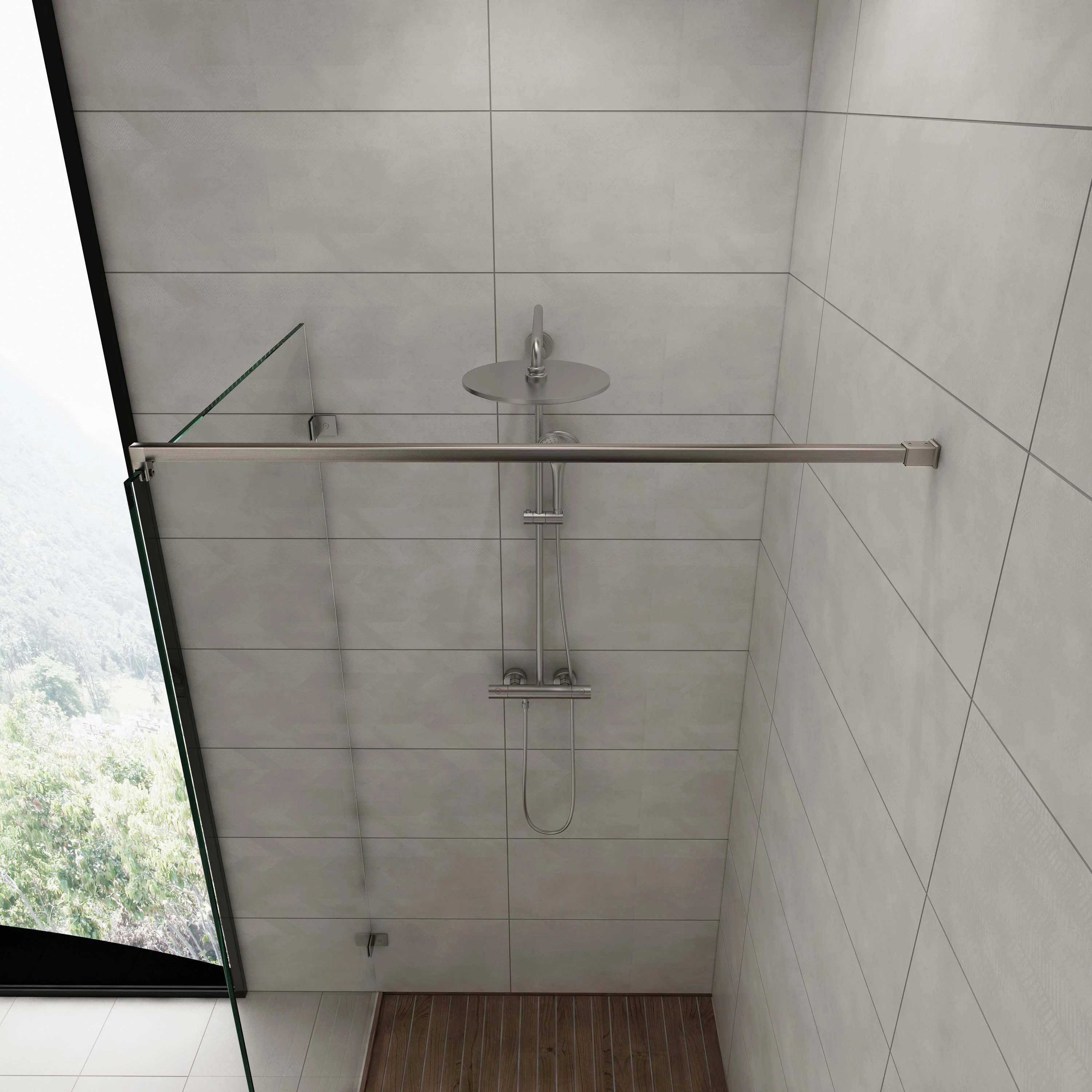 Stabilisierungsstange für Dusche zur Wandmontage 90°, 296418020xx Stabilisierungsstange für Dusche zur Wandmontage 90°, 296418020xx