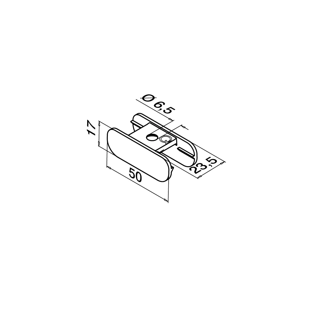 Adapter für LED-Trägerprofil, 7713078002400