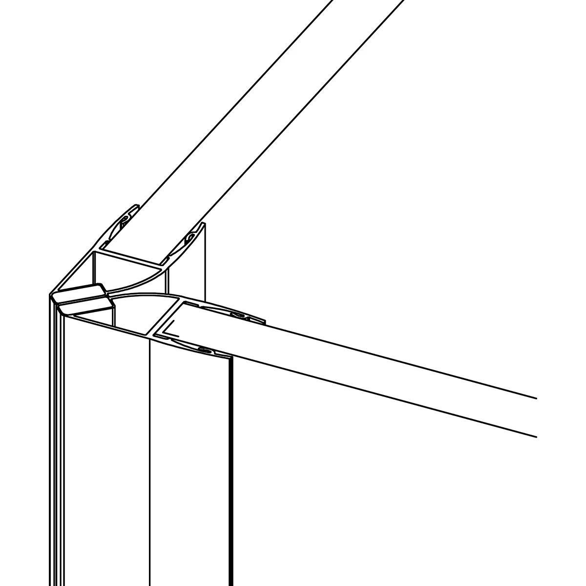 Magnetschließleiste für Glastüren 90° und 180°, 194010090-xx Magnetschließleiste für Glastüren 90° und 180°, 194010090-xx