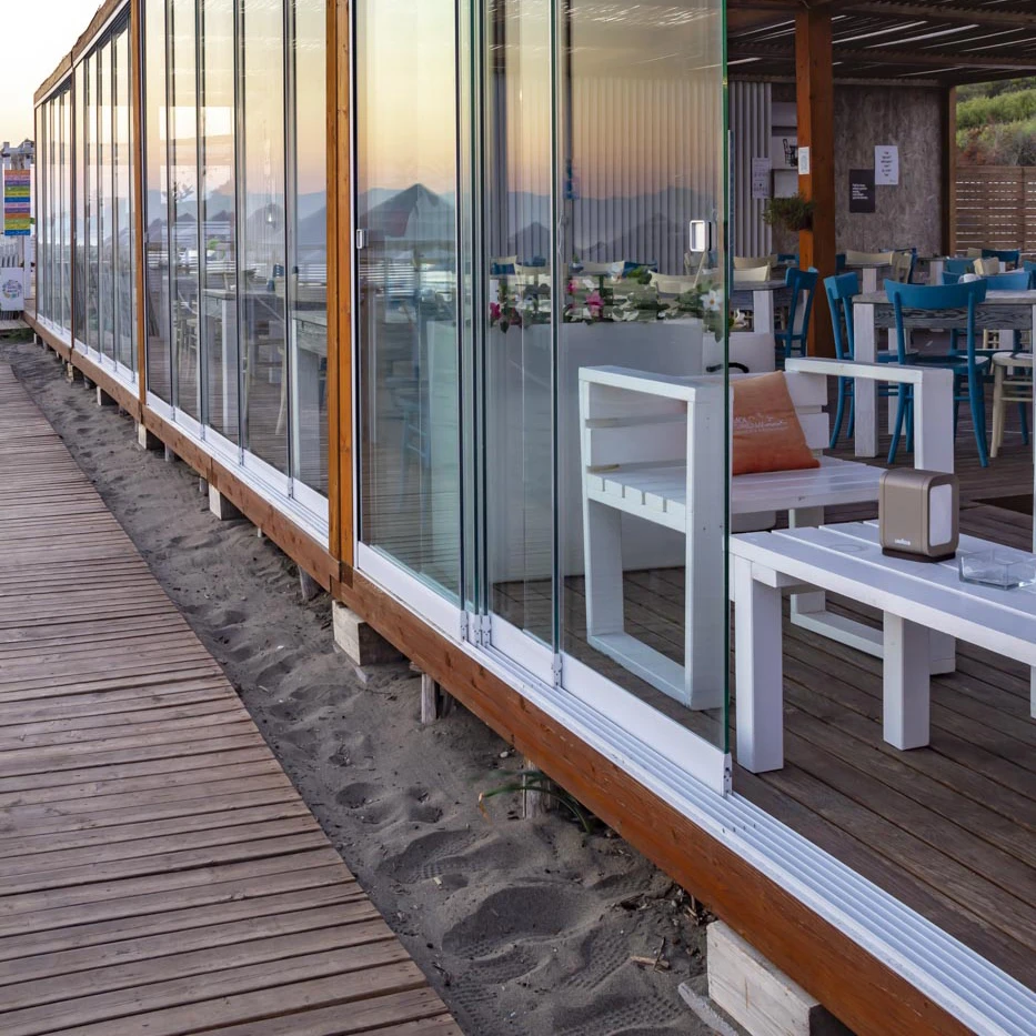 Terrace sliding glass wall CTO, 77990066 Terrassen Glasschiebewand CTO, 77990066