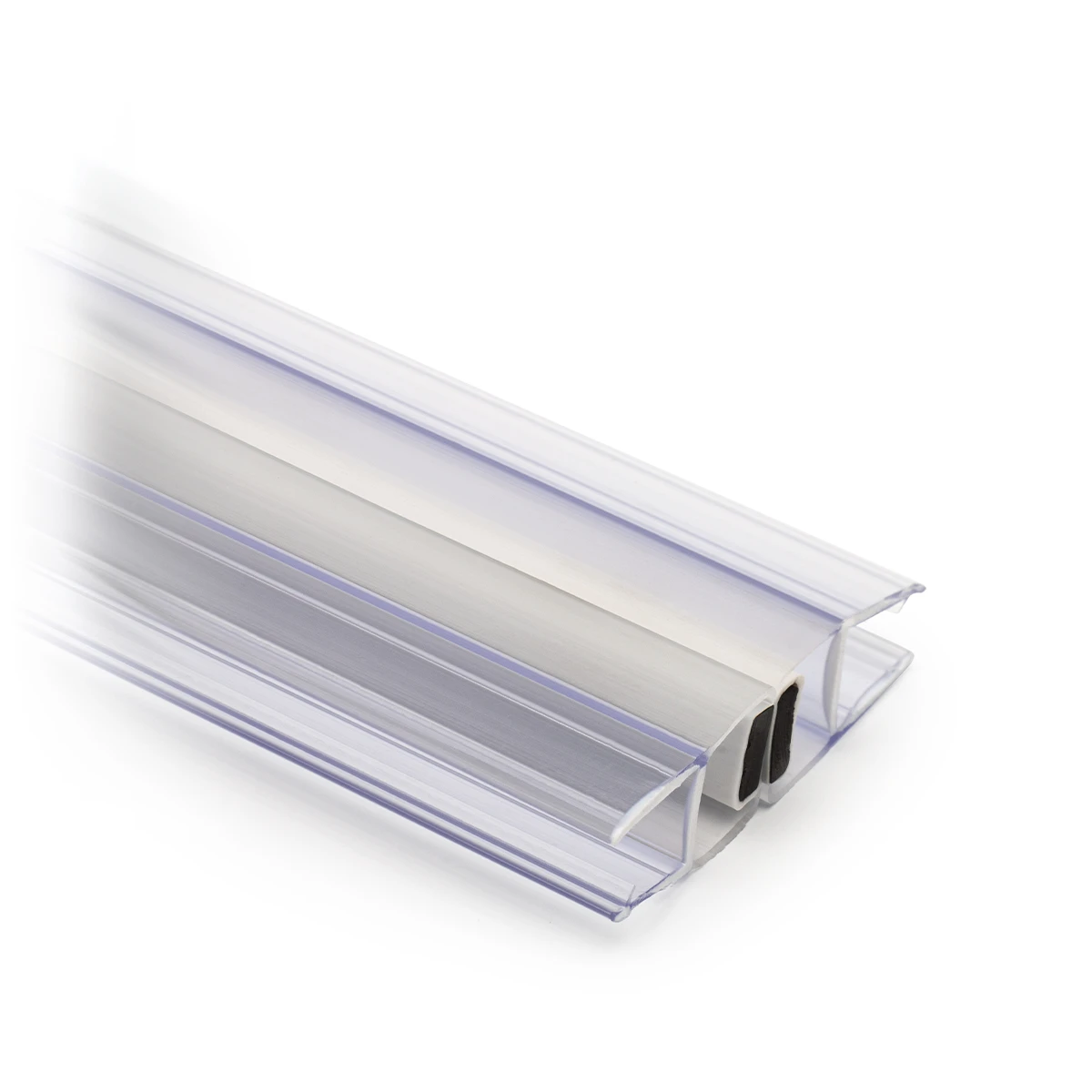 Magnetic seal 180° for glass door, 194040180xx Magnetschließleiste 180° für Glastür, 194040180xx