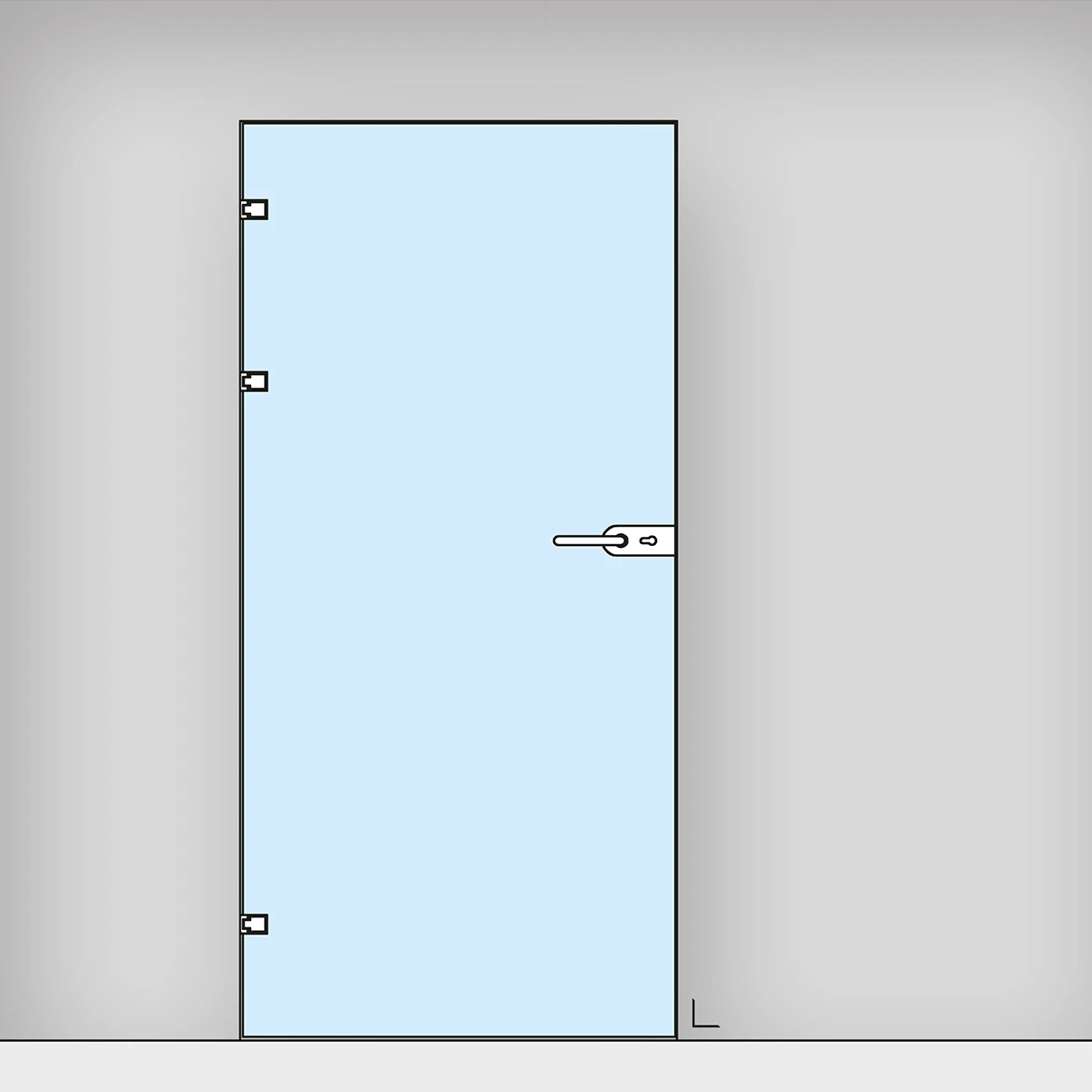 Glass door, 295005xxxxx Glastür, 295005xxxxx