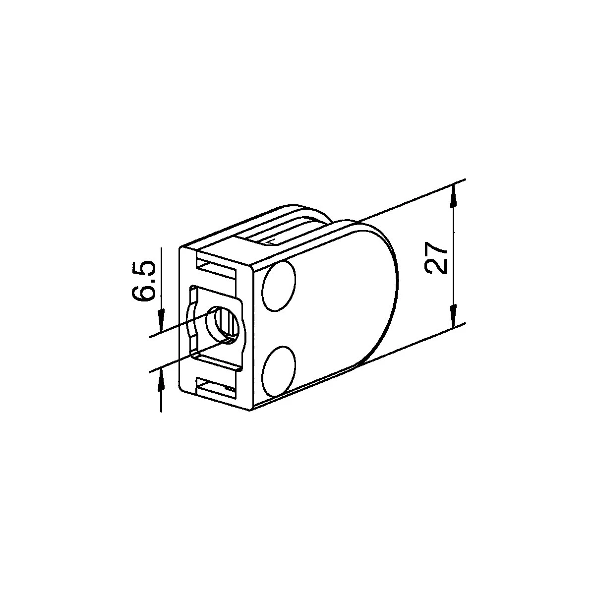 Glasklemme, xx2700xxxxx Glasklemme, xx2700xxxxx