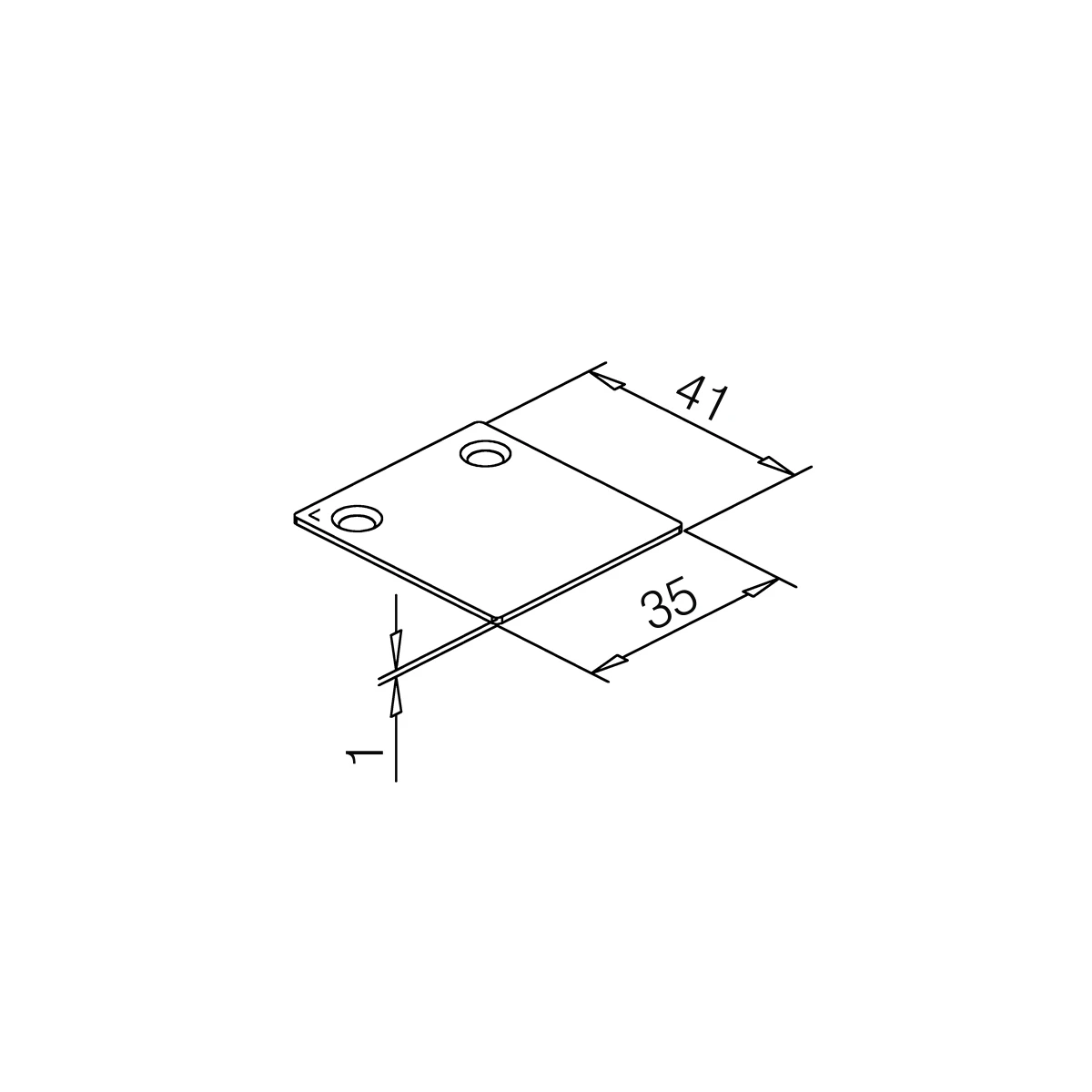 Eindkappen voor glasklemprofiel Evi, 404200xxxxx Endkappen für Glasklemmprofil Evi, 404200xxxxx