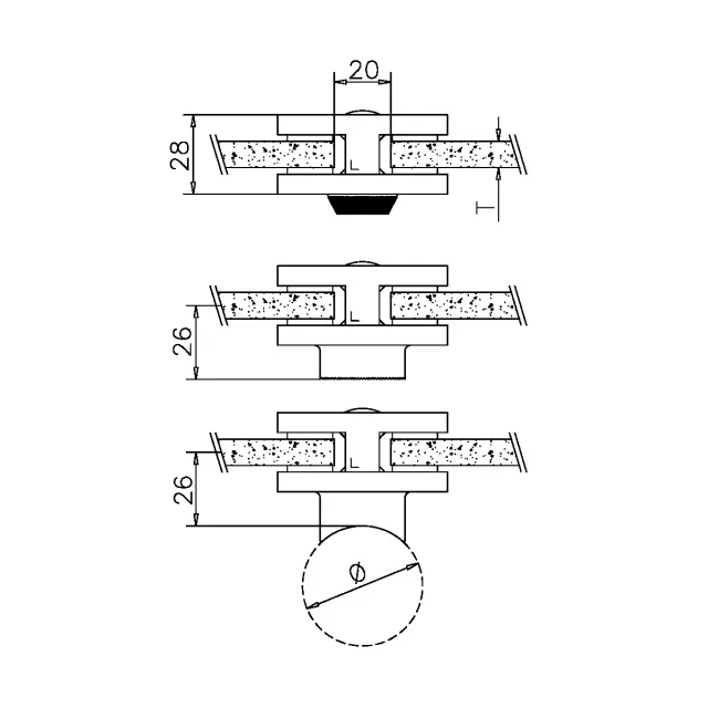 Glasklemme, xx4600xxxxx Glasklemme, xx4600xxxxx