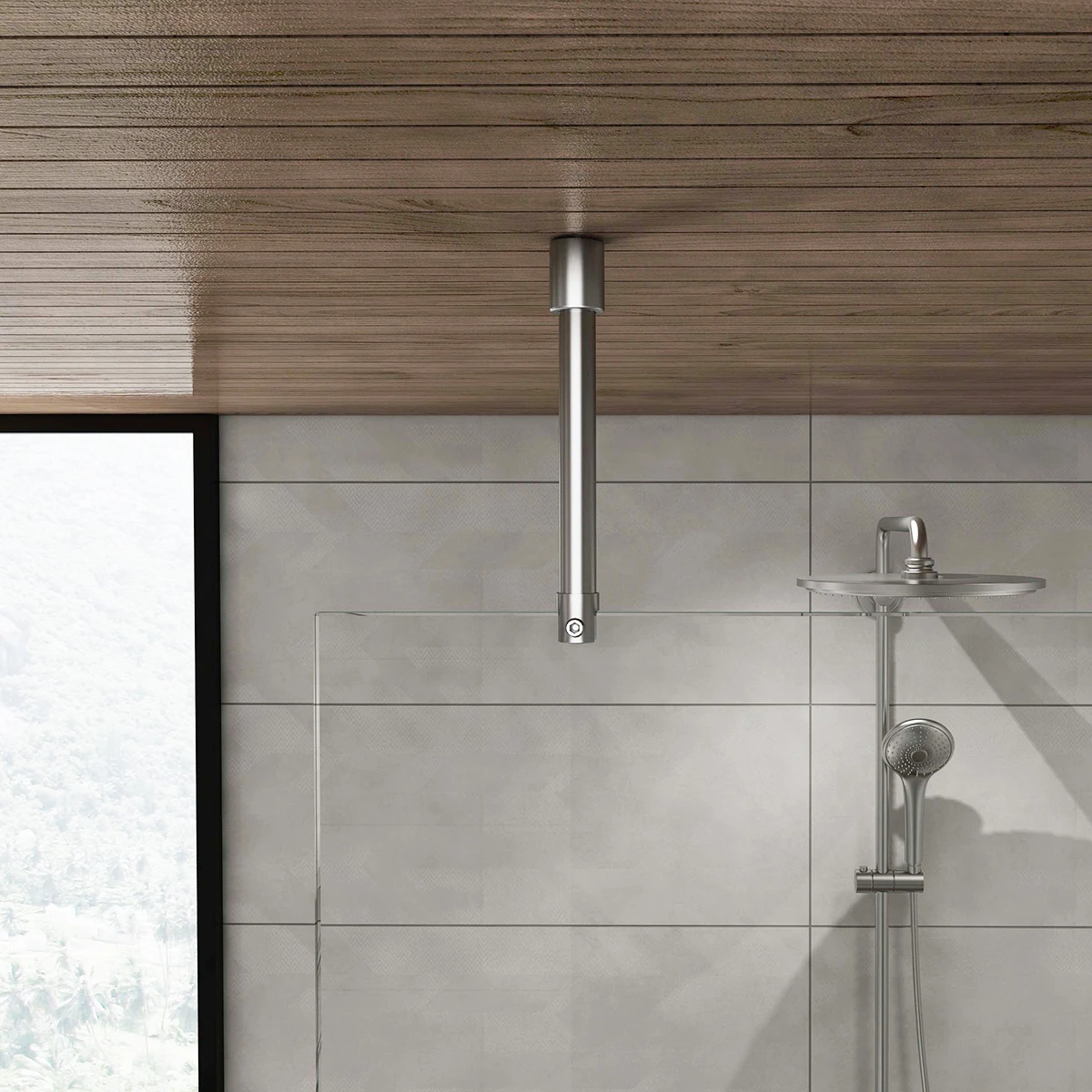 Stabilisierungsstange für Dusche - Deckenmontage, 296015019xx Stabilisierungsstange für Dusche - Deckenmontage, 296015019xx