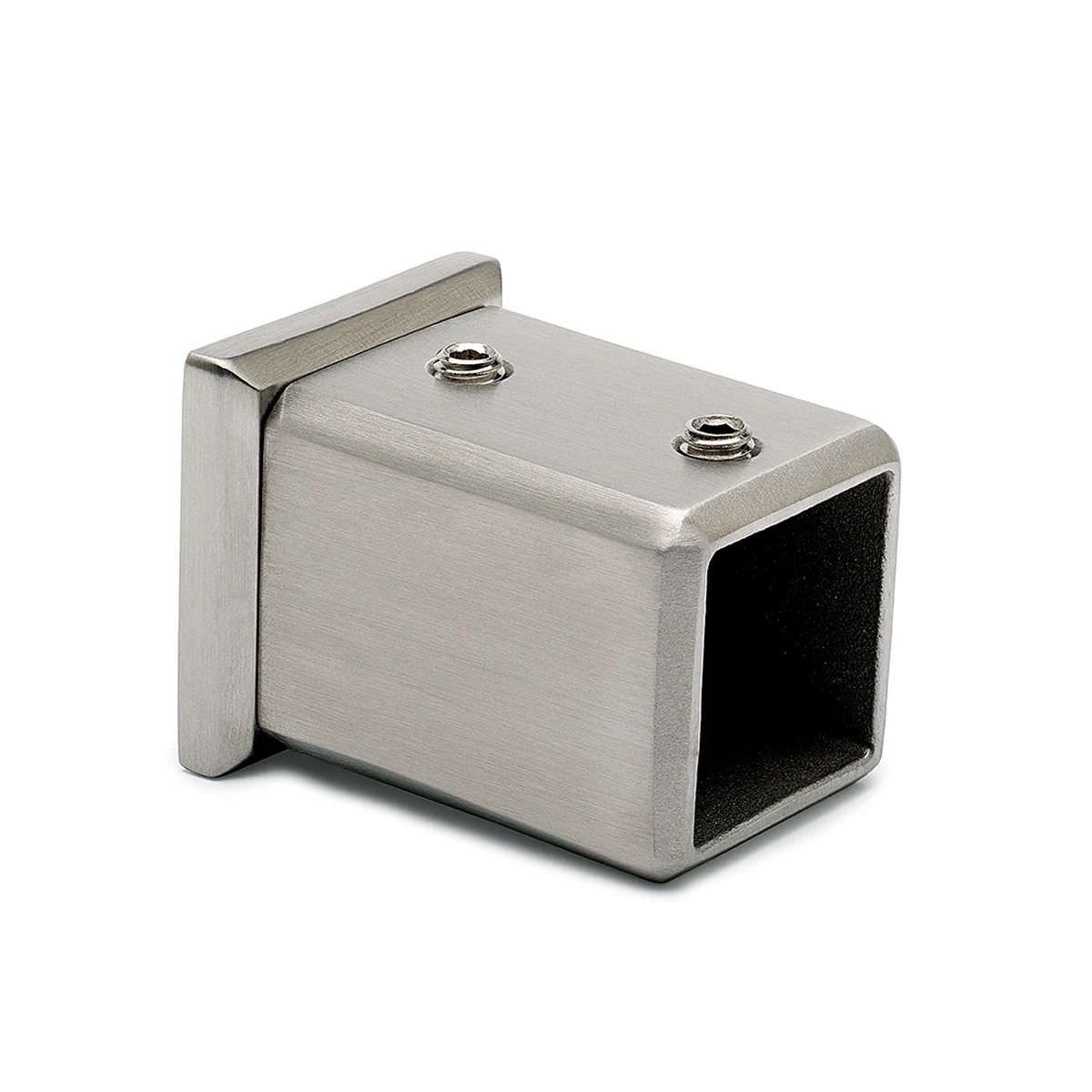 Wandflansch 90° für Vierkantrohr 20 x 20 mm, 400515420xx Wandflansch 90° für Vierkantrohr 20 x 20 mm, 400515420xx