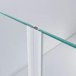 Magnetdichtung 180° für Glastür Pukki